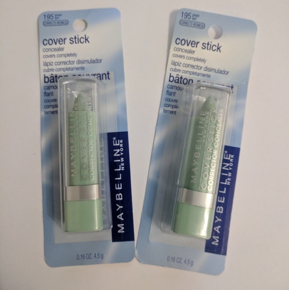 maybelline cover stick green